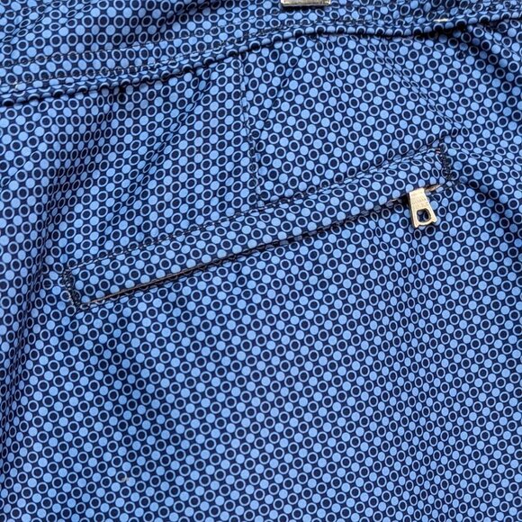 BANANA REPUBLIC Men's Lined Micro Dot Swim Shorts Navy Size 36 - Picture 9 of 15
